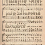 Free Printable Vintage Hymns Sheet Music • Rose Clearfield intended for Free Printable Christian Sheet Music