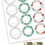 Free Seasonal Canning Labels (Printable) throughout FREE Printable Christmas Jar Labels