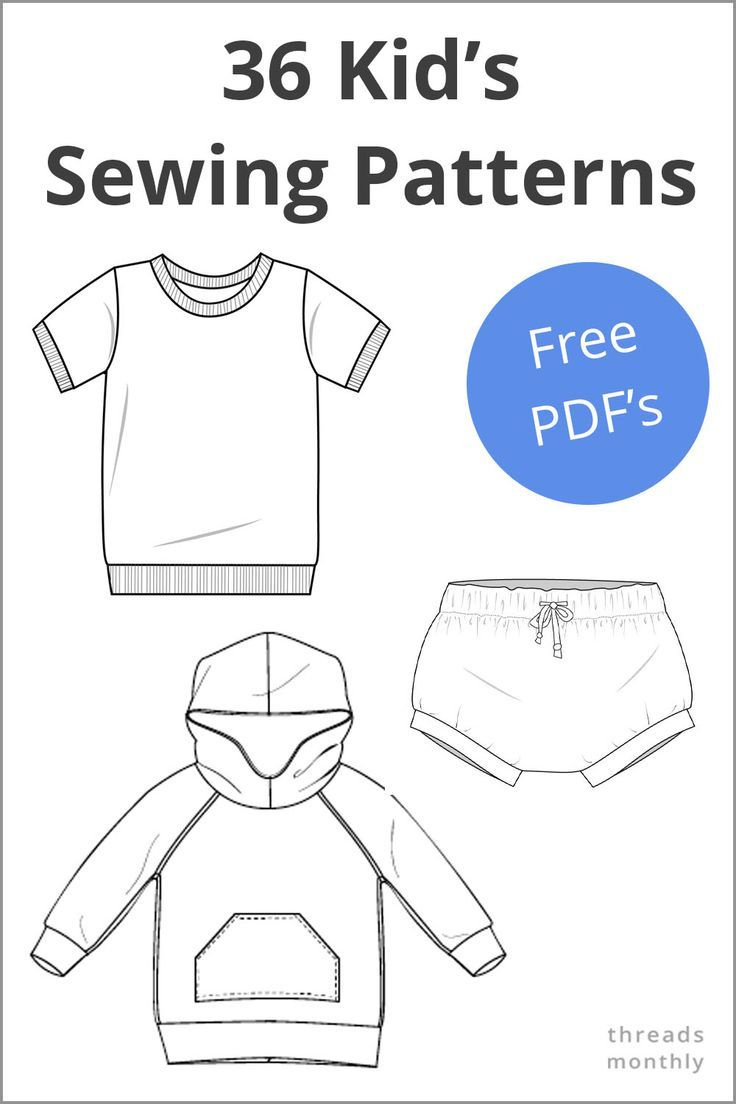 Free Sewing Patterns For Children | Printable Pdf Clothes | Sewing regarding FREE Printable Childrens Sewing Patterns