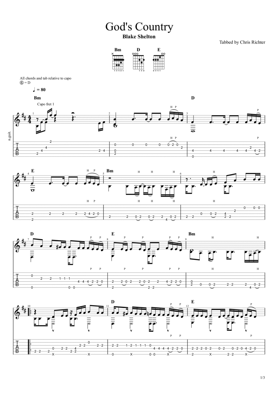 Free Sheet Music Guitar - Country - Bluegrass - Download Pdf, Mp3 with FREE Printable Country Sheet Music For Guitar