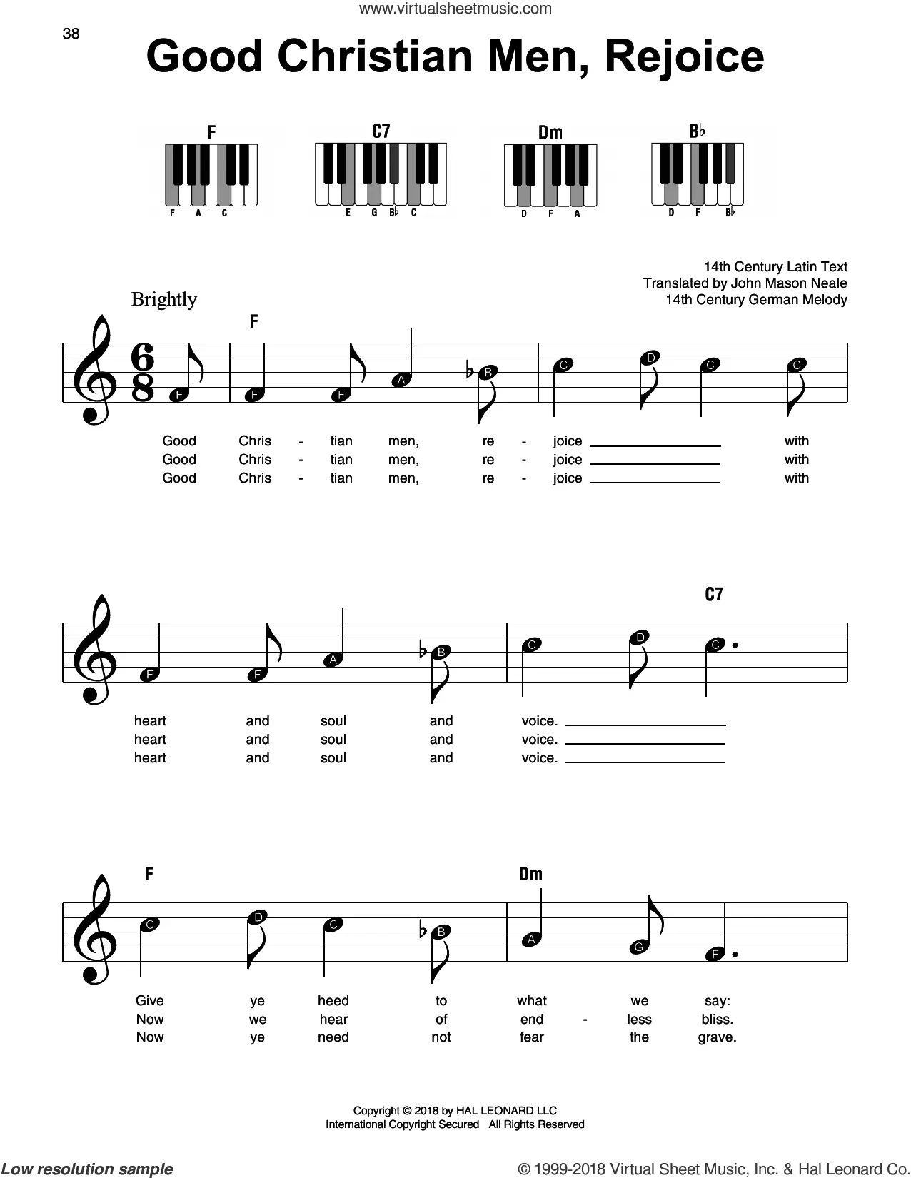 Free Sheet Music Piano - Christian - Download Pdf, Mp3 &amp;amp; Midi pertaining to FREE Printable Christian Piano Sheet Music