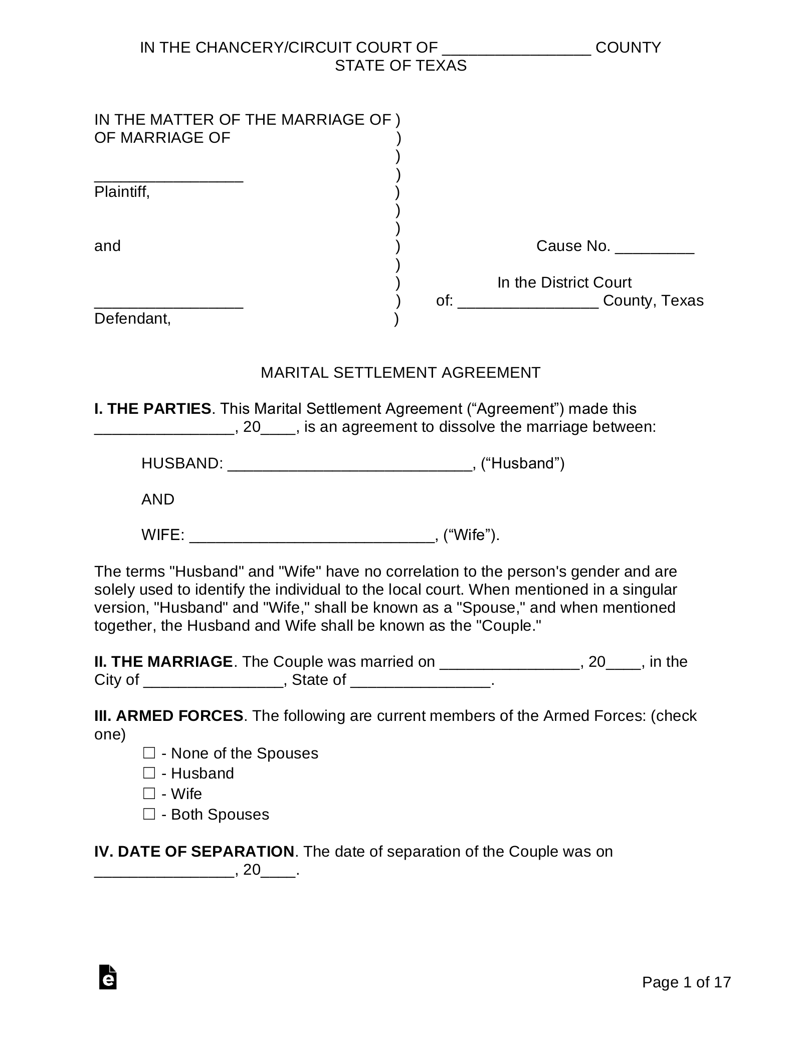 Free Texas Custody (Parenting) Plan - Pdf – Eforms with regard to FREE Printable Child Custody Forms Texas