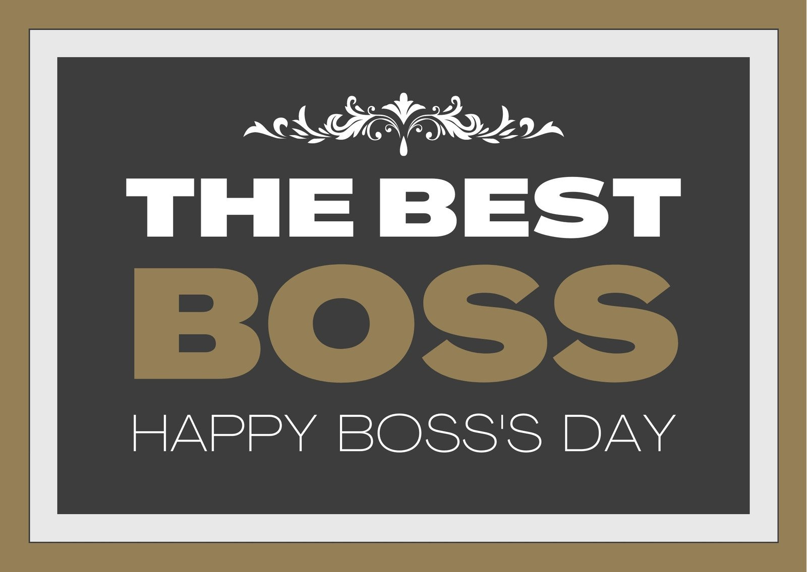 Free To Customize And Print Boss Day Card Templates | Canva throughout Free Printable Cards For Boss Day