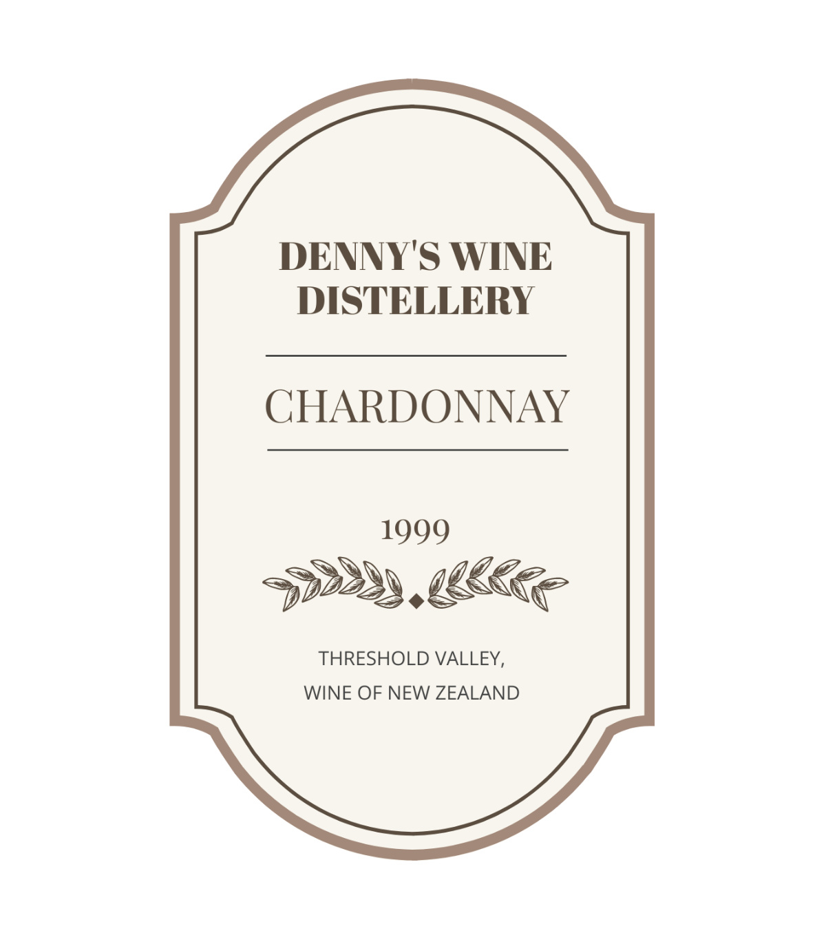 Free Wine Label Templates, Editable And Printable within FREE Printable Champagne Bottle Label Template