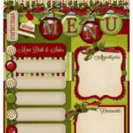 Freebie - Christmas Dinner Menu! - My Computer Is My Canvas with FREE Printable Christmas Dinner Menu