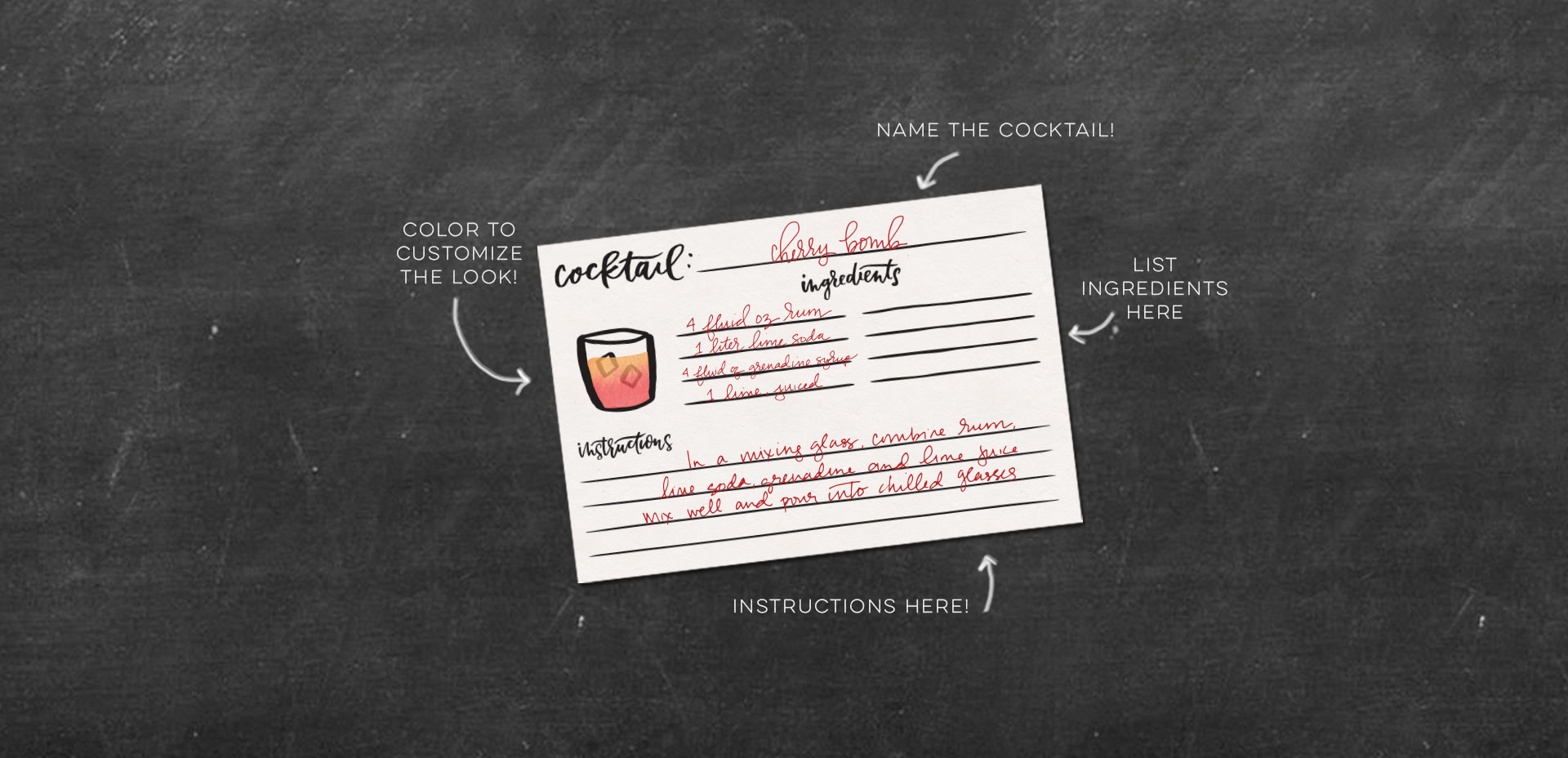 Freebie: Cocktail Recipe Cards | Blog | Every-Tuesday with regard to Free Printable Cocktail Recipe Cards