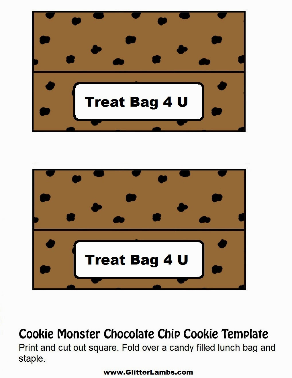 Glitter Lambs: Cookie Monster Food Label Cards And Free Printable with FREE Printable Cookie Monster Labels