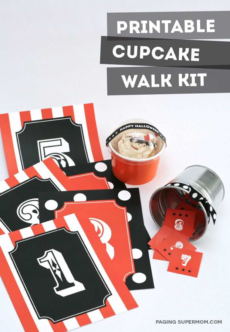 Halloween Cake Walk - Free Printable Kit W/ Easy Instructions intended for FREE Printable Cake Walk Numbers