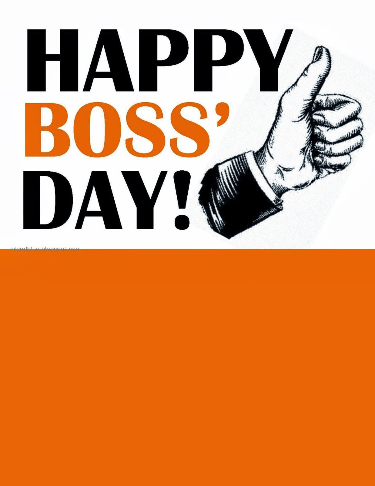 Happy Boss&amp;#039; Day Card - Free Printable with regard to FREE Printable Cards For Boss Day