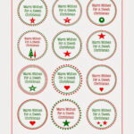 Hot Chocolate Labels Printable pertaining to Free Printable Christmas Hot Chocolate Labels