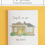 Housewarming Card - Free Download - Handmade Weekly in Free Printable Congratulations On Your New Home Cards