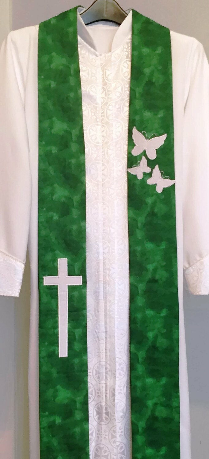 How To Make A Clergy Stole | Paula Behrens in Free Printable Clergy Stole Pattern