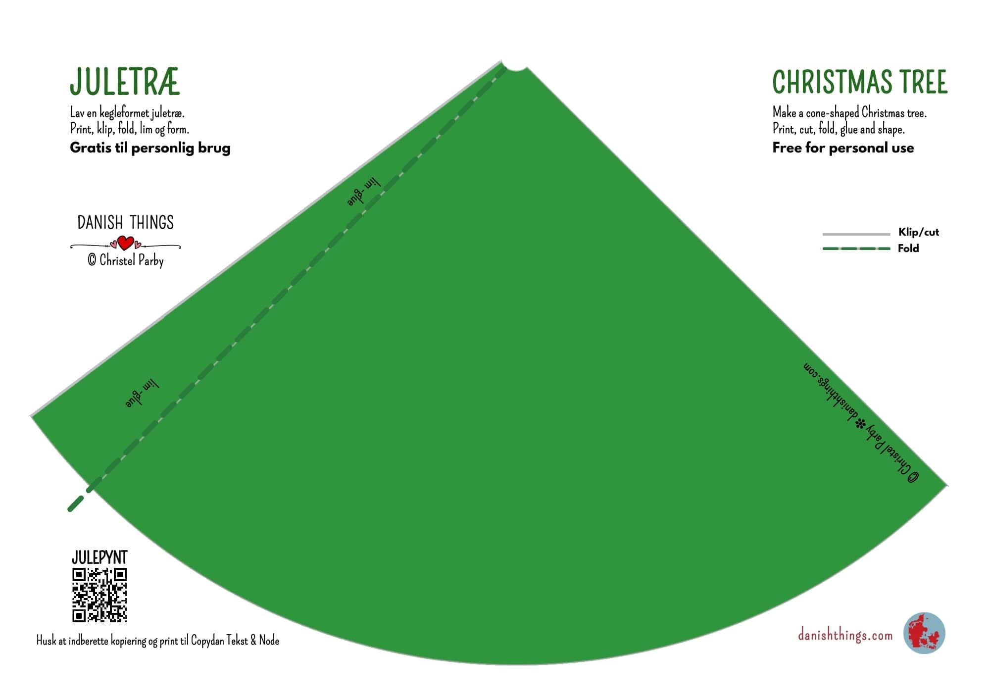 How To Make An Easy Christmas Tree – Quick And Decorative throughout FREE Printable Christmas Tree Cone Template