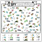 I Spy Coping Skills Poster - Wholehearted School Counseling in FREE Printable Coping Skills Games