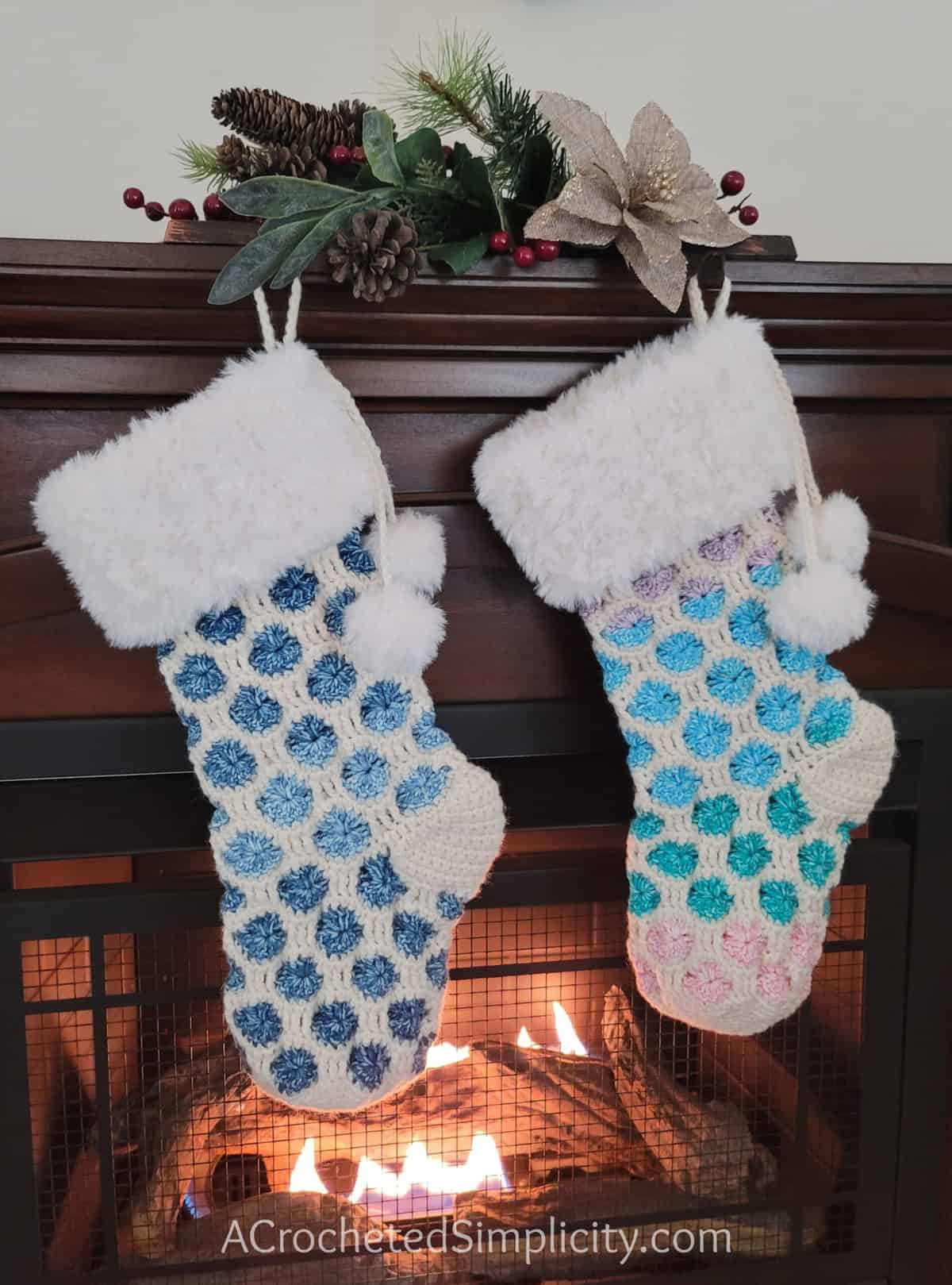 Joyful Textures Christmas Stocking - Free Crochet Pattern - A intended for Free Printable Crochet Patterns For Christmas Stockings