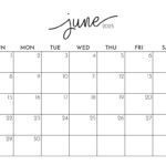 June 2025 Calendars - 107 Free Printables | Printabulls with Free Printable Calendars June 2025