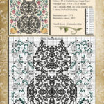 Kitty And Me Designs: Autumn Blackwork Cat - Free Cross Stitch Pattern in FREE Printable Cross Stitch Patterns of Cats
