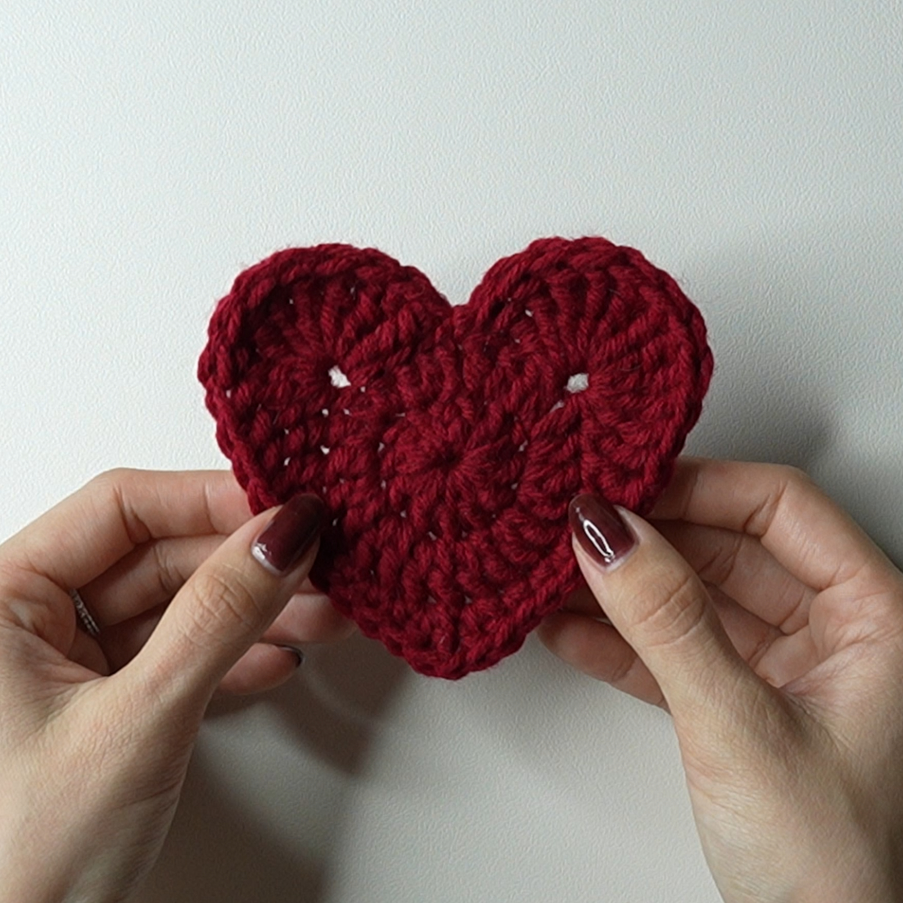 Large Crochet Heart Appliqué | Free Pattern &amp;amp; Video Tutorial within FREE Printable Crochet Heart Patterns