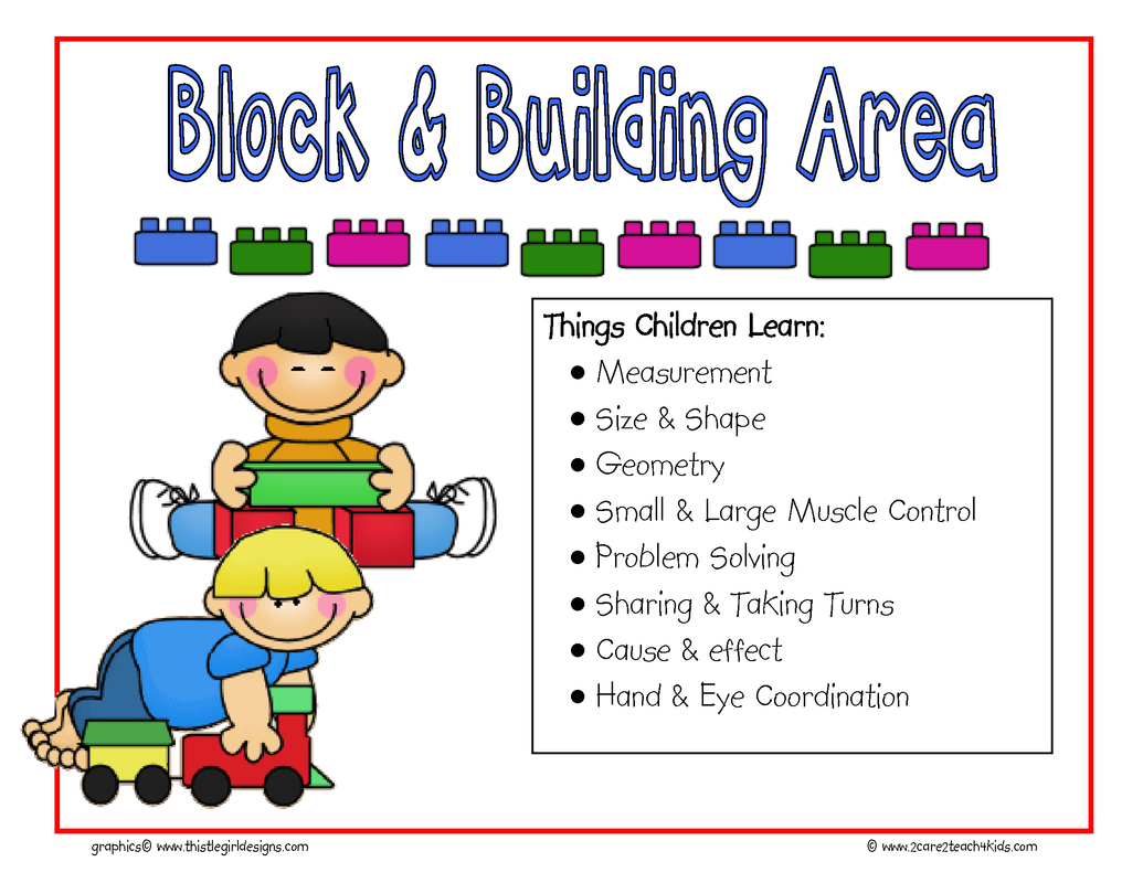 Learning Centers- Free Printable Resources -2Care2Teach4Kids in FREE Printable Center Signs For Daycare