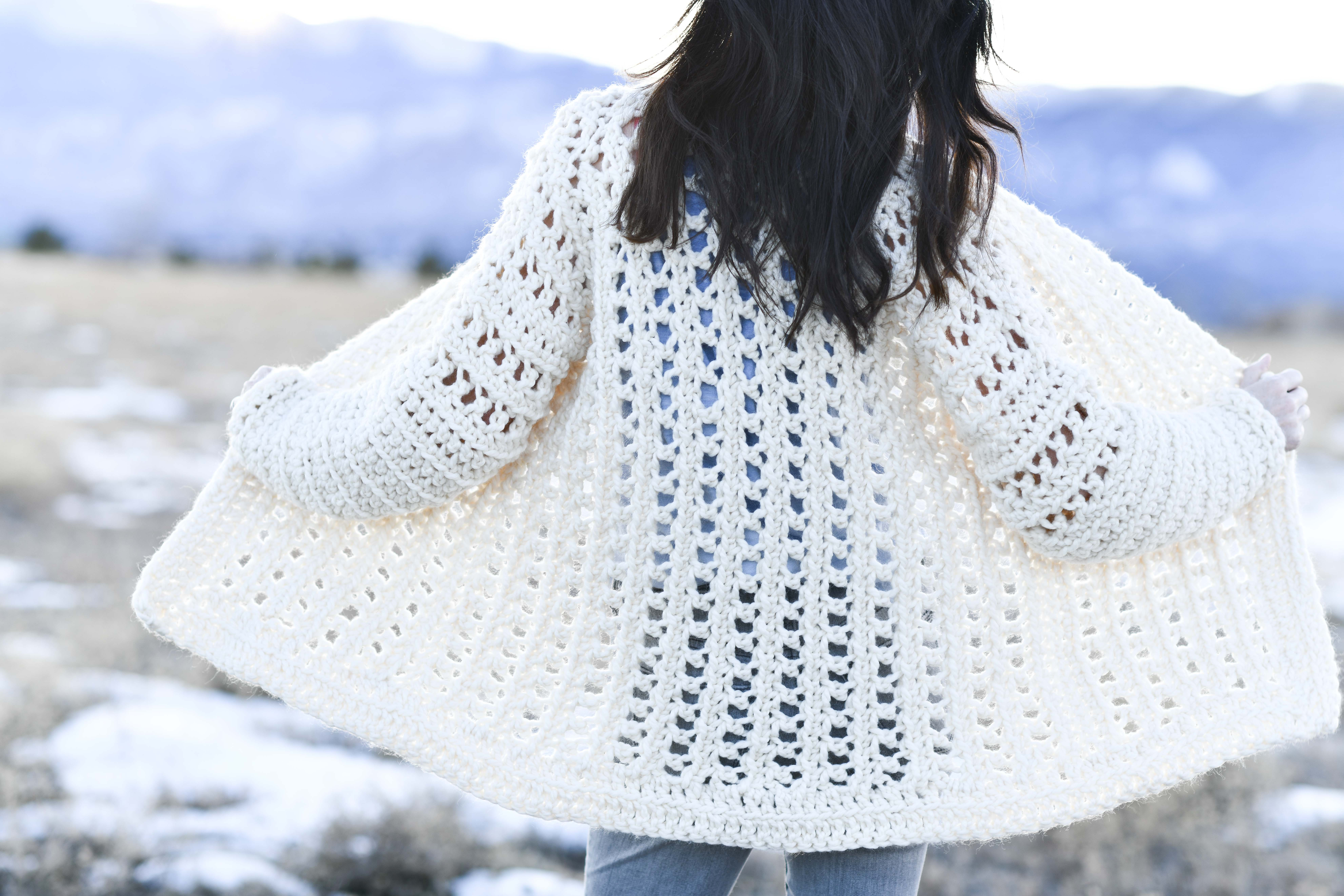 Light Snow Oversized Cardigan Crochet Free Pattern – Mama In A Stitch in Free Printable Crochet Cardigan Patterns