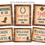 Little Cowboy Signs, Cowboy Table Signs, Cowboy Baby Shower Signs with regard to FREE Printable Cowboy Signs and Sayings
