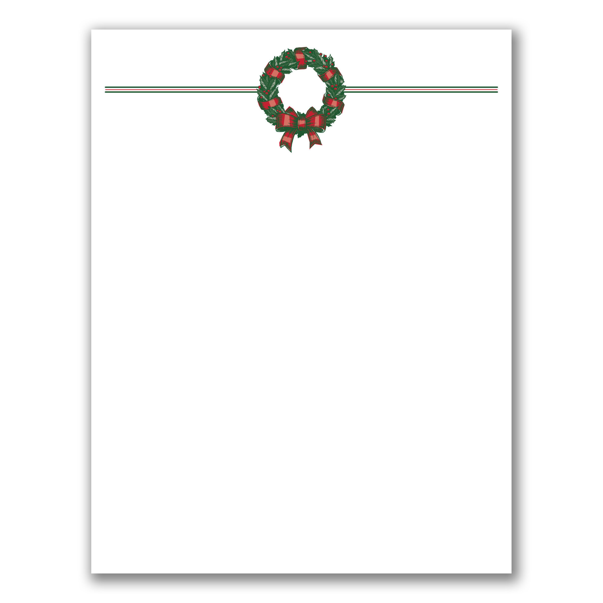 Lthd-5 Personalized Christmas Stationery - Copycat Printing intended for Free Printable Christmas Letterhead Paper