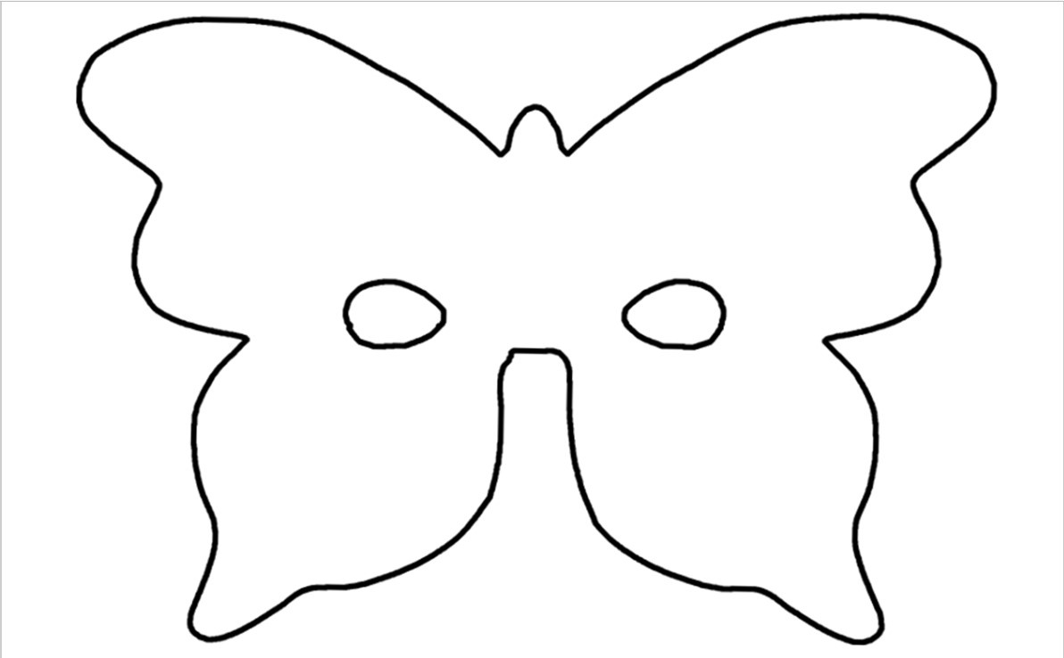 Make A Butterfly Mask | Butterfly Conservation in Free Printable Butterfly Mask Template