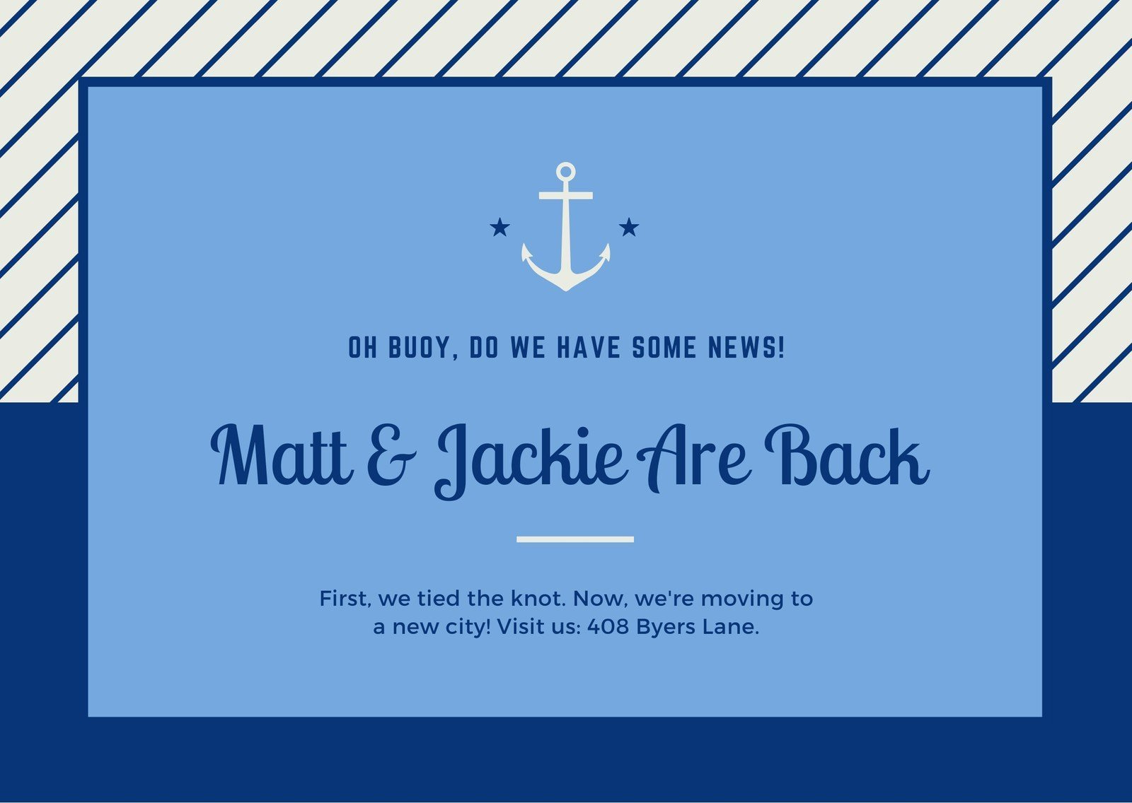 Make Your Own Change Of Address Cards pertaining to Free Printable Change Of Address Cards