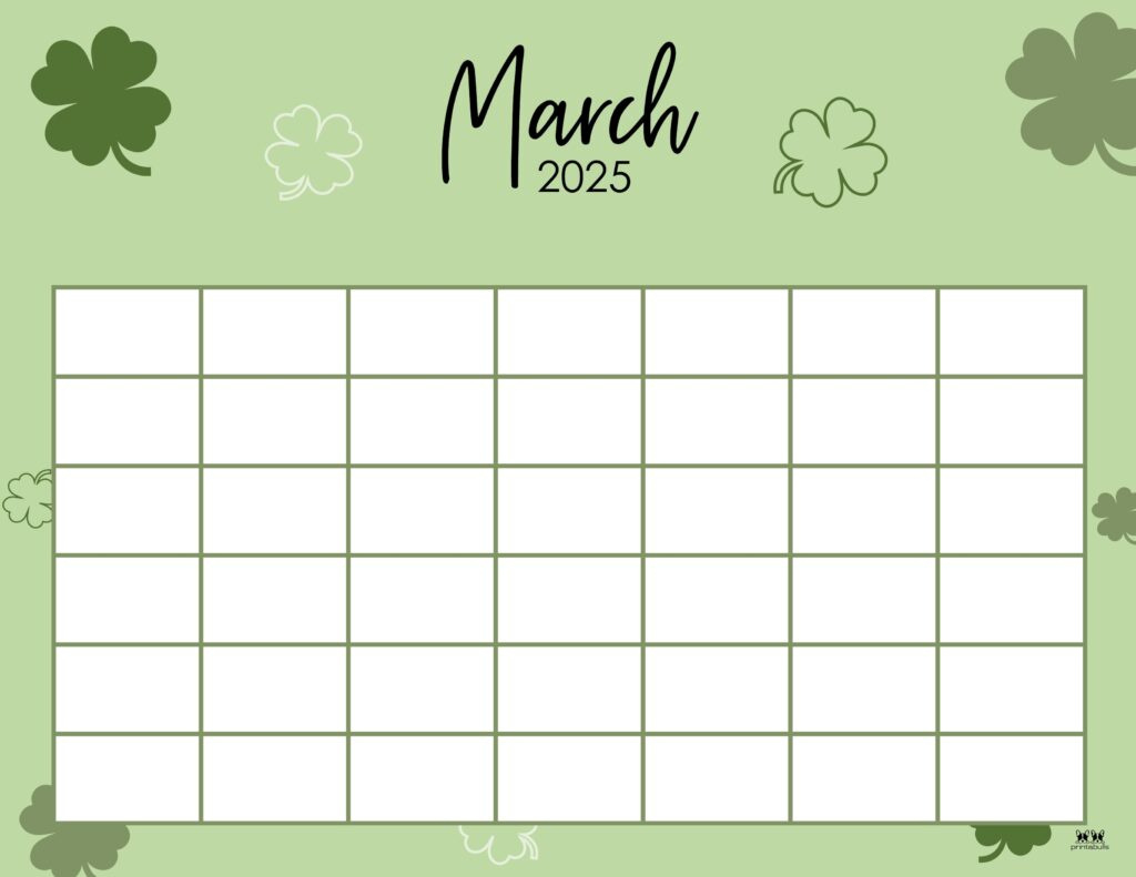March 2025 Calendars - 107 Free Printables | Printabulls inside FREE Printable Calendar March 2025