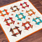 Mini Churn Dash Quilt Pattern - A Quilting Life with Free Printable Churn Dash Quilt Pattern
