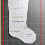 Minimalist Christmas Tree Stocking — Juniperus Threadworks with regard to FREE Printable Christmas Stocking Patterns