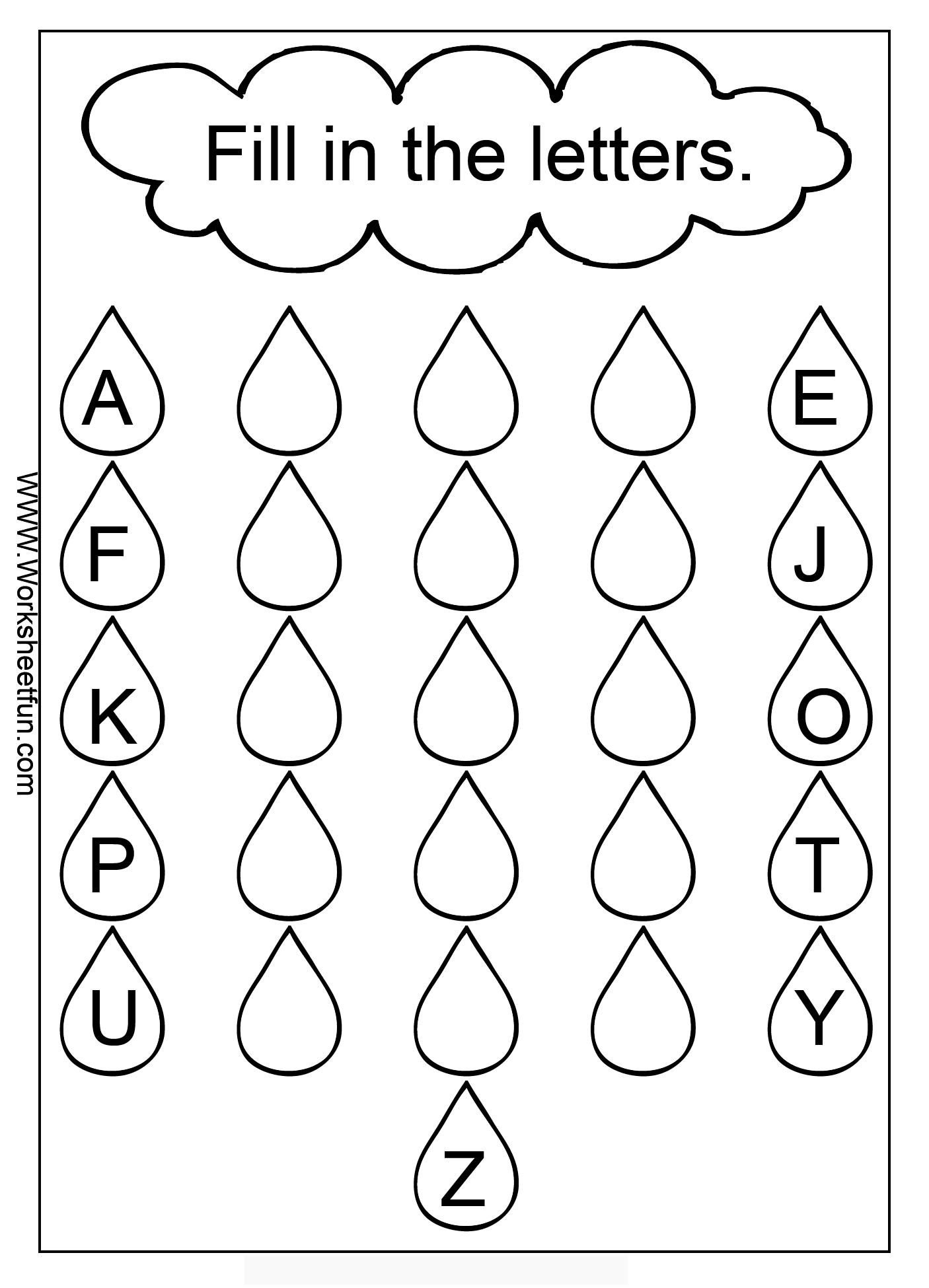 Missing Uppercase Letters – Missing Capital Letters / Free inside Free Printable Capital Letters Worksheets