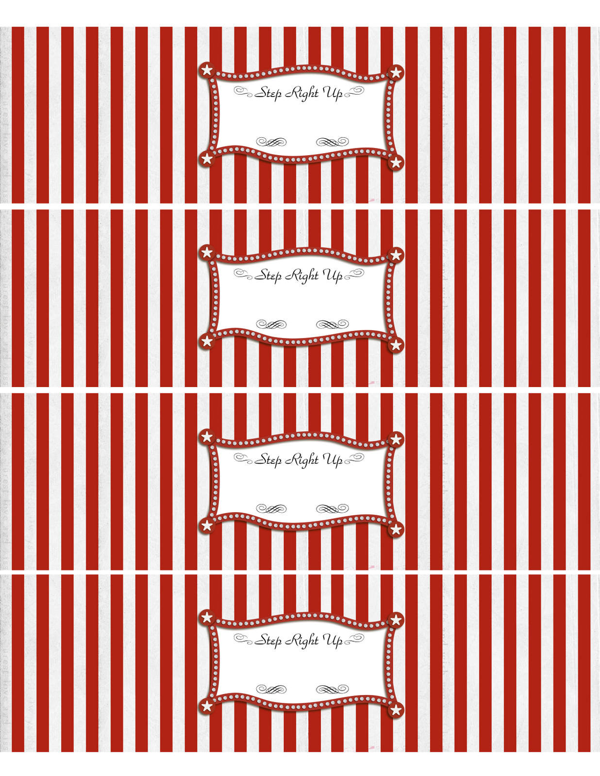 More Carnival Party Ideas And Printable Freebies inside FREE Printable Carnival Water Bottle Labels