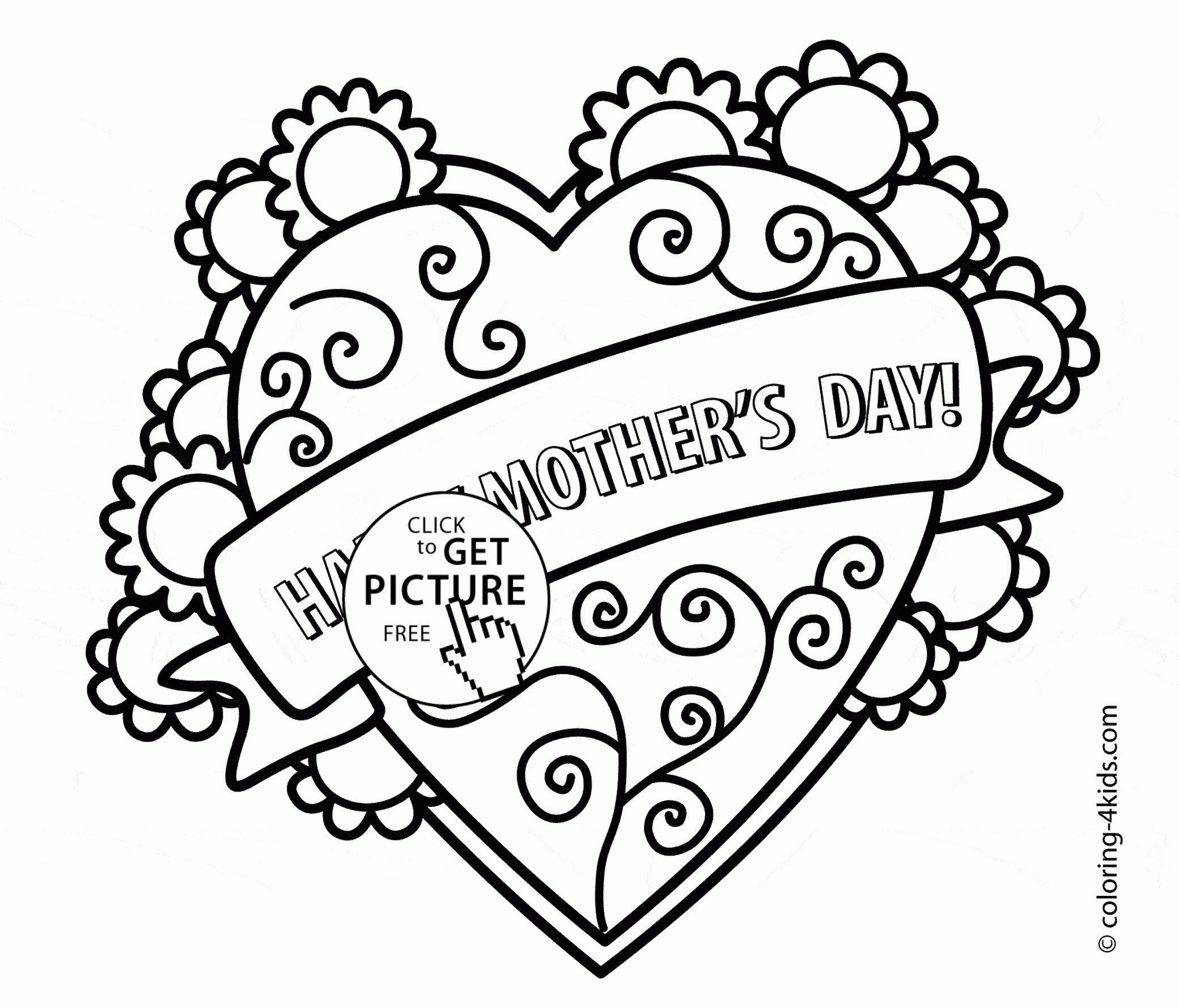 Mothers Day Printables Free - Printable Party Favors with FREE Printable Colouring Pages For Mother&amp;amp;#039;s Day