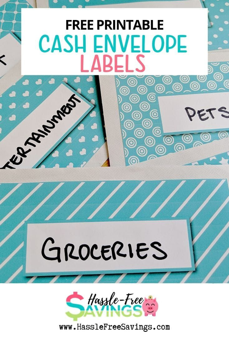 New To Cash Envelopes? Here&amp;#039;S What You Need To Know inside FREE Printable Cash Envelope Labels