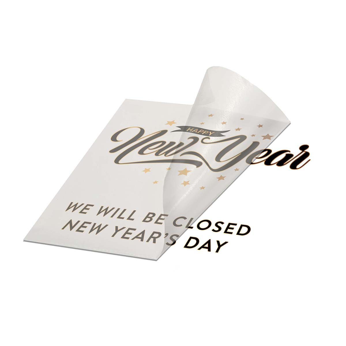 New Year&amp;#039;S Day 2024 Sign Templates | Free Printable Signs!! inside FREE Printable Closed For New Years Sign