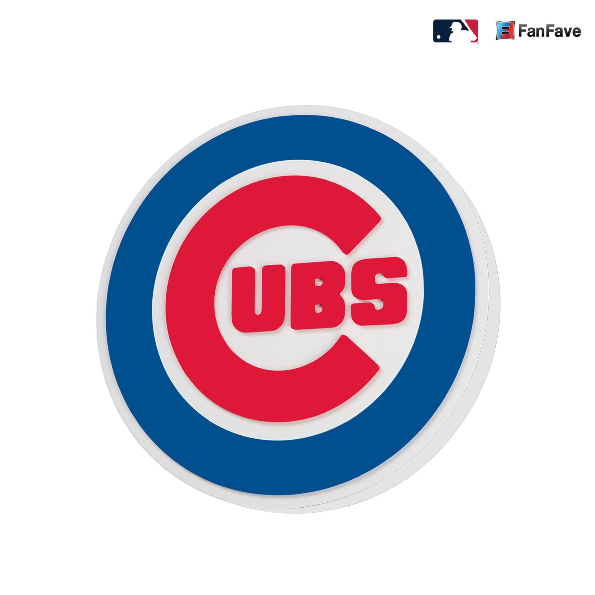 Officially Mlb Licensed | Chicago Cubs Eva Foam 3D Wall Sign pertaining to Free Printable Chicago Cubs Logo