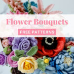 Our Free Crochet Flower Bouquet Patterns - Hookok regarding FREE Printable Crochet Flower Patterns