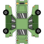 Paper Car Templates - 10 Free Pdf Printables | Printablee with regard to Free Printable Cardboard Car Template