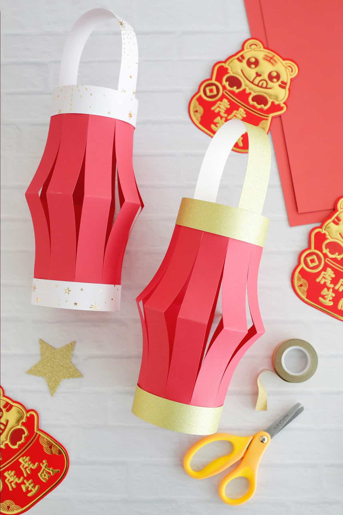 Paper Lantern Craft - Childhood Magic with Free Printable Chinese Paper Lantern Templates