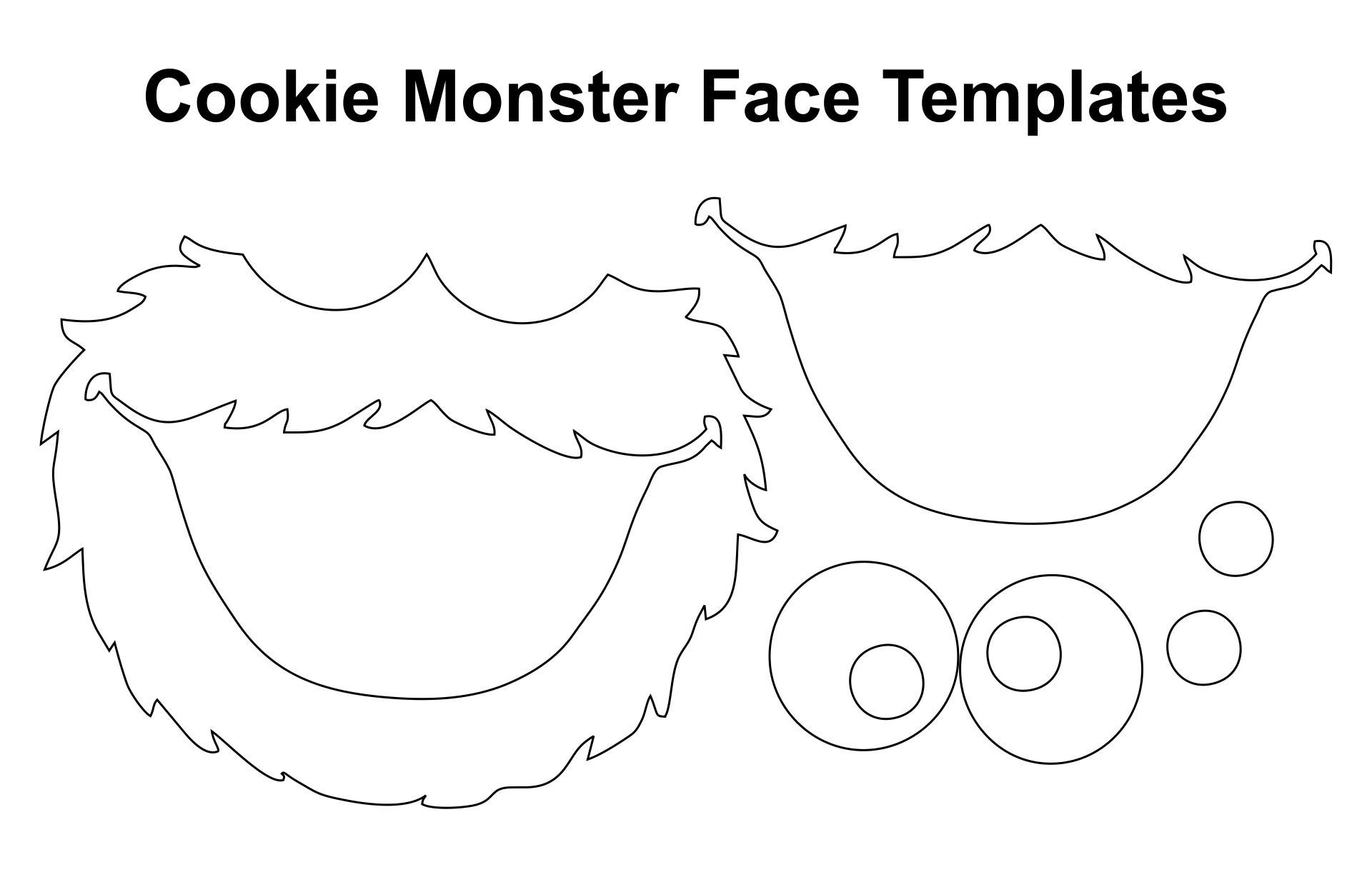 Pinlauren H On Cricut Images | Monster Cookies, Cookie Monster pertaining to Free Printable Cookie Monster Face Template