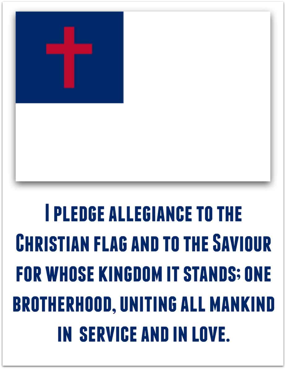 Pledge To The Christian Flag - Ministry To Children intended for FREE Printable Christian Flag Pledge
