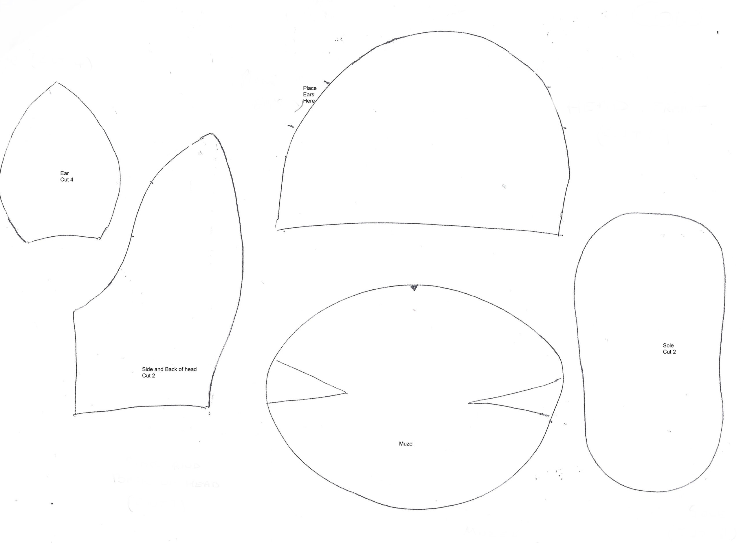 Plushie – Cow Boy Bill — Craftbits with regard to FREE Printable Cow Sewing Pattern