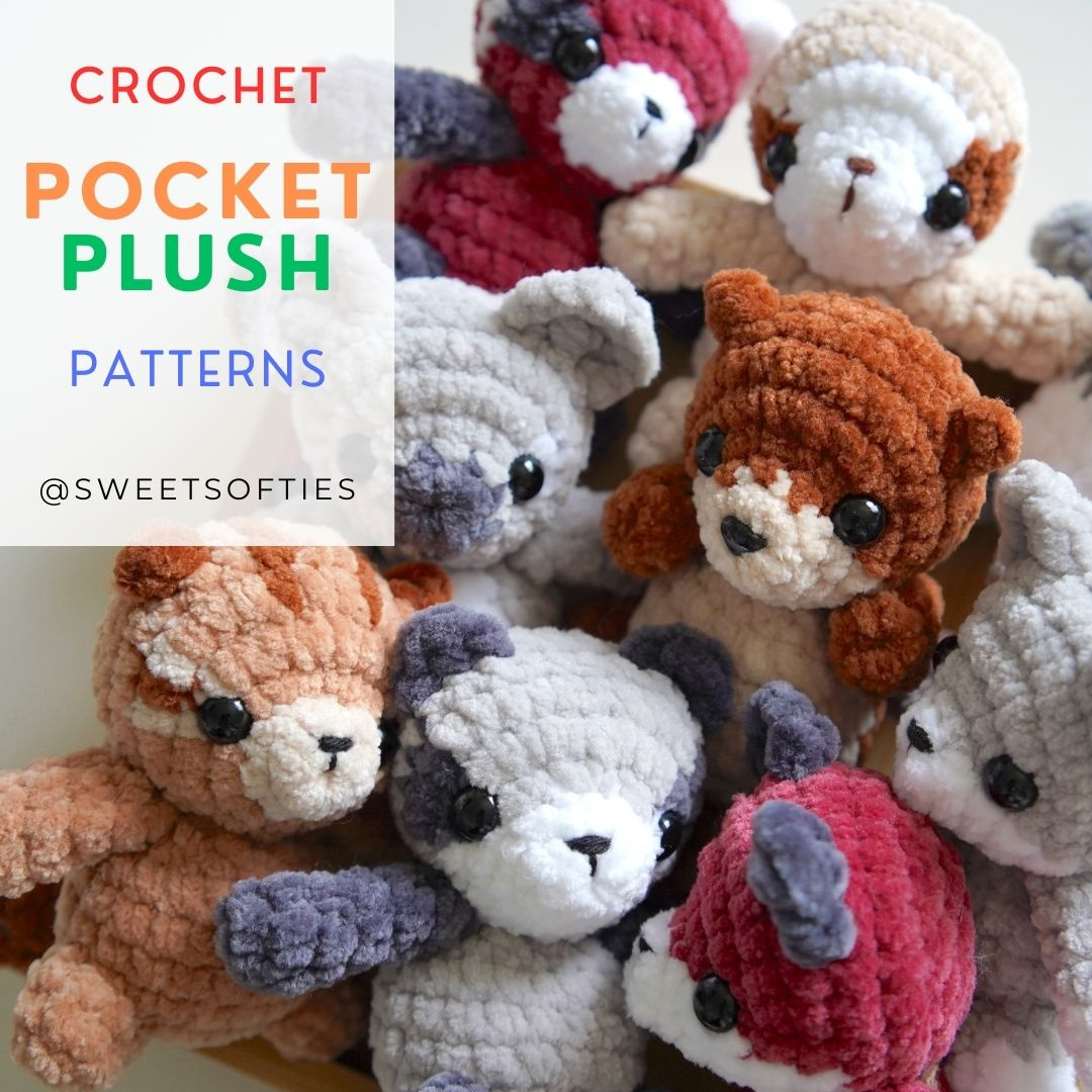 Pocket Plush Collection · 12 Mini Amigurumi Animal Patterns regarding Free Printable Crochet Animal Patterns