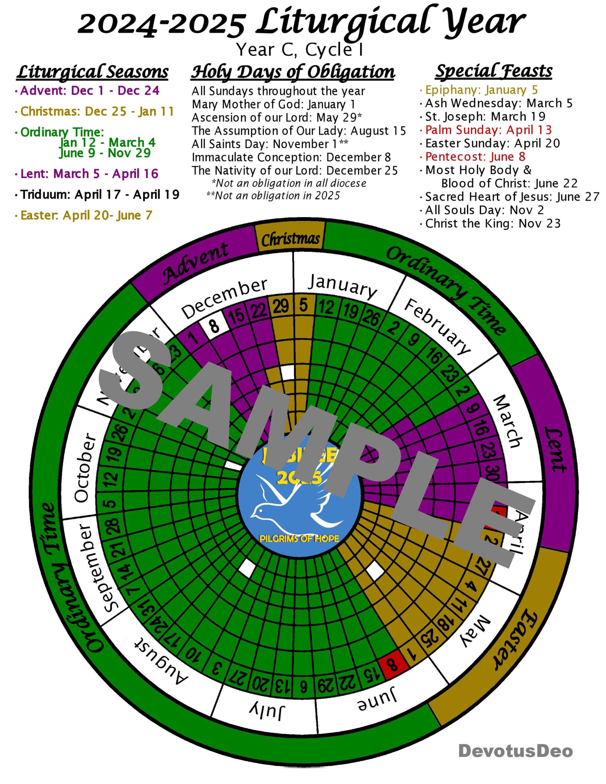 Printable 2025 Liturgical Calendar, Downloadable Catholic throughout Free Printable Catholic Liturgical Calendar 2025