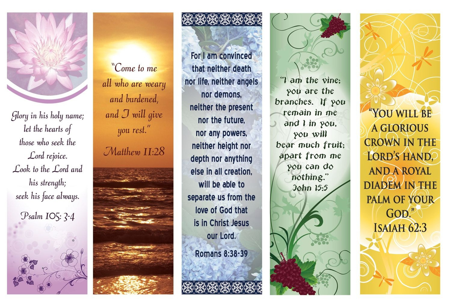 Printable Bible Bookmarks - Printable Party Favors within Free Printable Christian Bookmark Templates