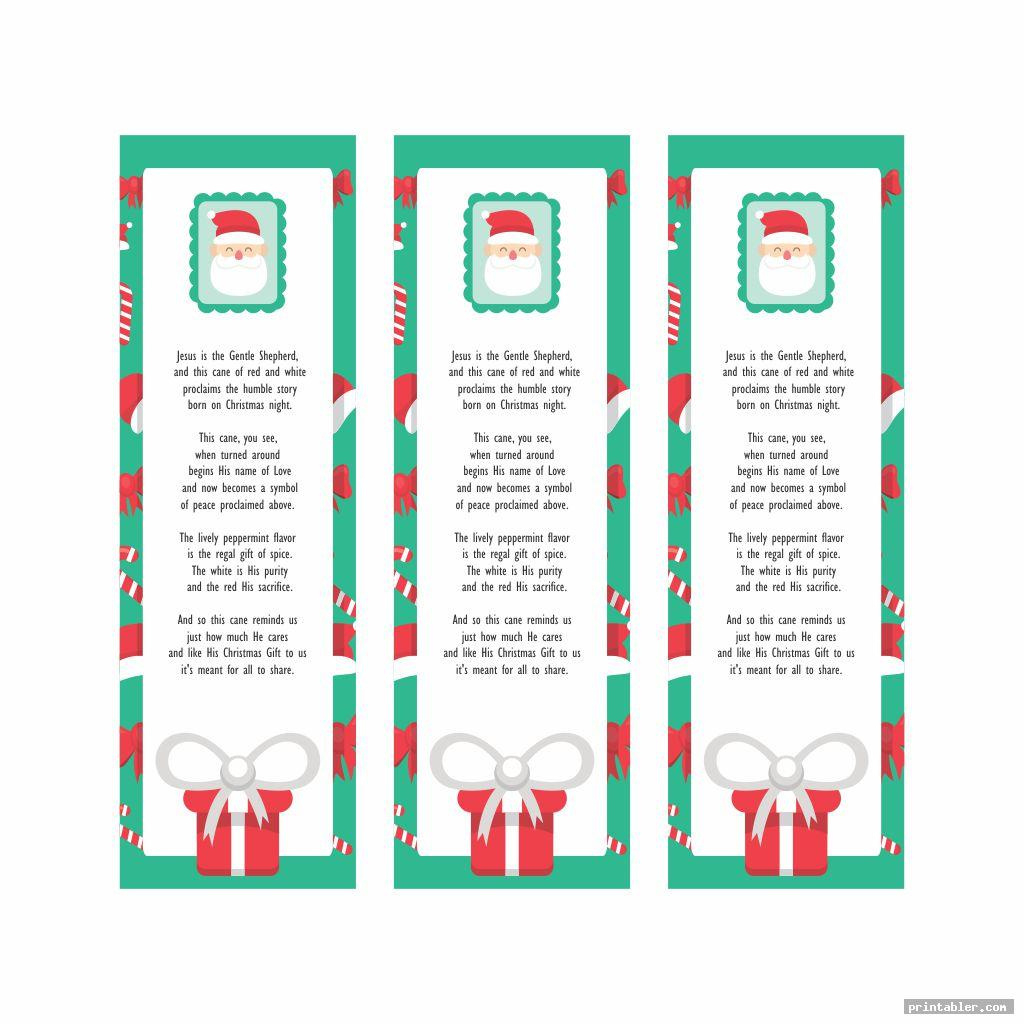Printable Candy Cane Legend - Printable Party Favors with FREE Printable Candy Cane Legend Bookmarks