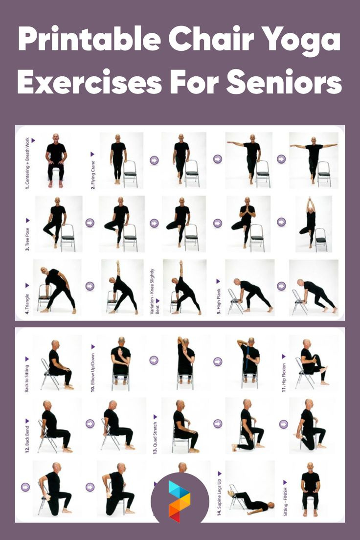 Printable Chair Yoga Exercises For Seniors with regard to Free Printable Chair Exercises For Men