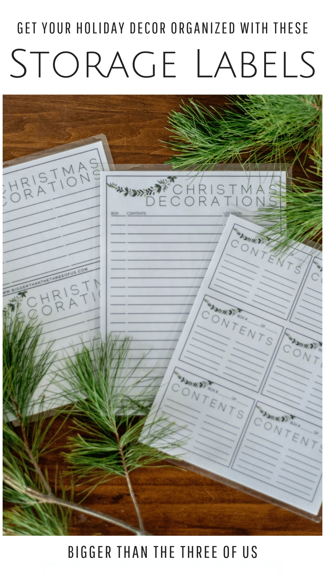 Printable Christmas Labels - Bigger Than The Three Of Us pertaining to FREE Printable Christmas Storage Labels