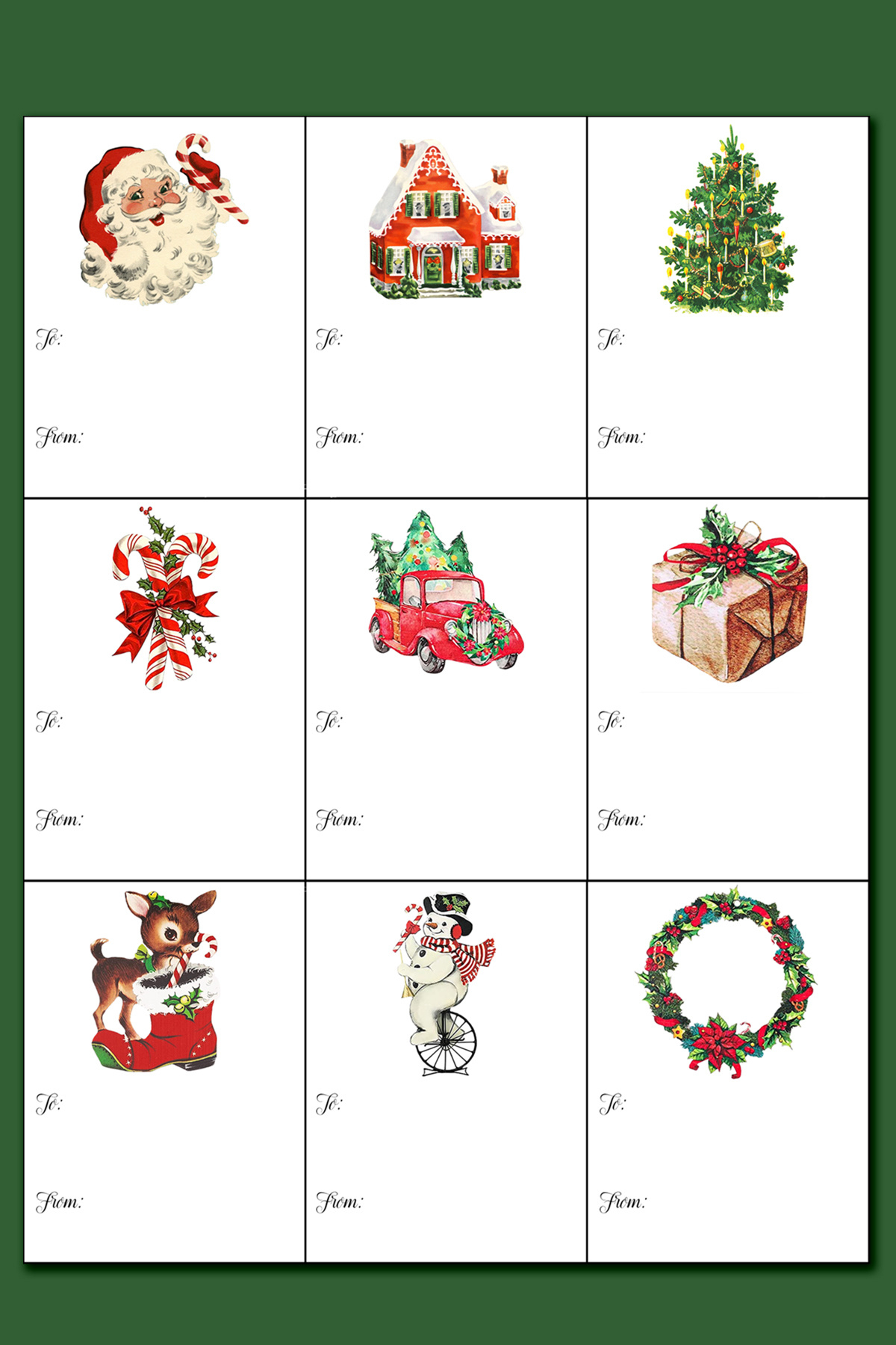Printable Christmas Labels For Gifts with Free Printable Christmas Labels Printable